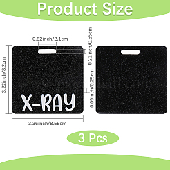 Акриловые большие подвески MACR-WH20001-10A