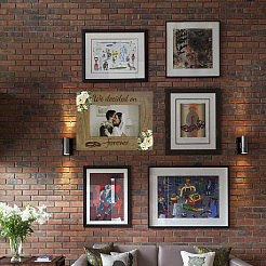 Прямоугольные деревянные рамки для фотографий AJEW-WH20021-011