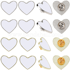 Набор для изготовления брошей-булавок своими руками из 10 набора для сублимационной заготовок&nbsp;FIND-SP0004-08C