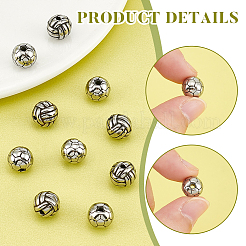 10 шт. 2 стиля бусин из нержавеющей стали 304 STAS-UN0061-41