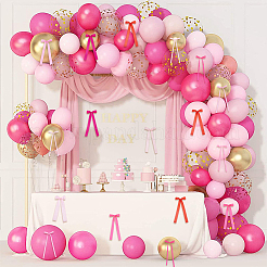 40 шт. 10 стиля полиэстеровых бантов для одежды&nbsp;HJEW-OC00322