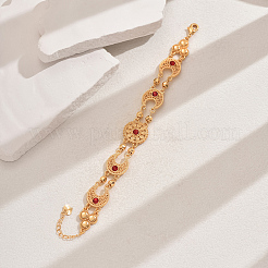 Браслеты из сплава с микро-паве из кубических цирконий для женщин&nbsp;IZ2584-5