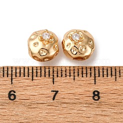 Латунные микропаве из прозрачного кубического циркония KK-Z112-23G