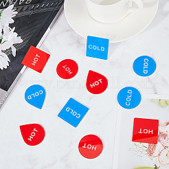 12шт 6 стиля акриловые публичные знаки&nbsp;AJEW-CP0007-37