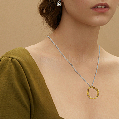 30 шт. ожерелье из цепочек из нержавеющей стали 304 для мужчин и женщин NJEW-BBC0001-46