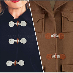 12 комплект деревянных пуговиц 3 стиля BUTT-DC0001-02