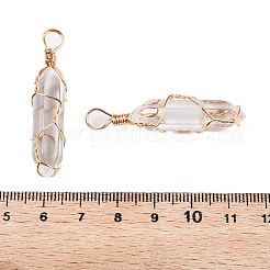 Подвески lampwork GLAA-T023-07J