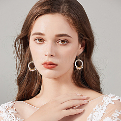 Подвески из гальванического стекла GLAA-BBC0001-06B