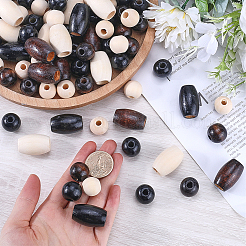 150 шт. Бусины из натурального дерева WOOD-GF0002-17