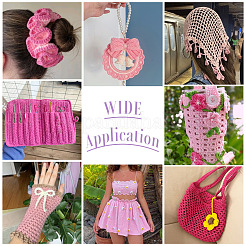 5 моток пряжи из акрилового волокна 5 цветов розового цвета&nbsp;OCOR-TA0003-18B