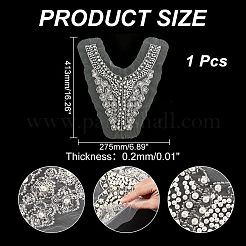 Компьютеризированная вышивка полиэстер пришивка воротника нашивки&nbsp;DIY-WH0366-71