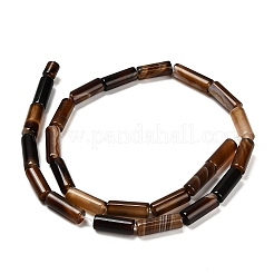 Окрашенные естественный агат бисер пряди G-G203-01E