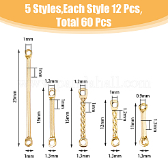 60 шт. 5 подвески-соединители из нержавеющей стали 201&nbsp;STAS-DC0015-39
