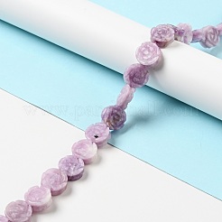 Натуральные фосфосидеридные бусины G-D475-01M