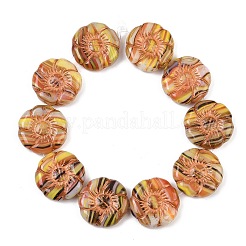 Чешские прессованные стеклянные бусины GLAA-I061-27