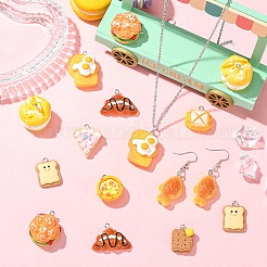 20шт 10 стиля подвески из смолы&nbsp;RESI-YW00011-39