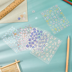 5 шт. 5 стиля ПВХ наклейки для ногтей&nbsp;MRMJ-FH0001-51