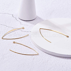 Латунные крючки для сережек KK-BC0003-75G