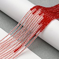 Прозрачный градиент цвета стеклянные бусины пряди GLAA-H021-01A-37