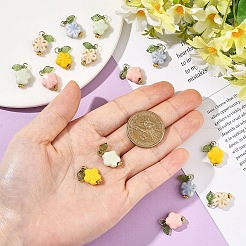 20 шт. 5 подвески ручной работы из фарфора и акрила&nbsp;PALLOY-YW00149