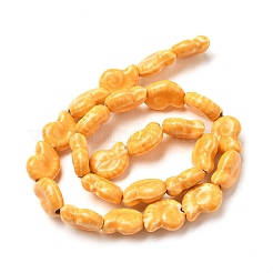 Фарфоровые бусины ручной работы серии «Океан»&nbsp;PORC-R002-03-01