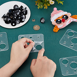 Шаблон глаз куклы из акрила DIY-WH0580-39H