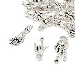 15шт 3 стиля подвески из сплава в тибетском стиле&nbsp;TIBE-FP0001-21