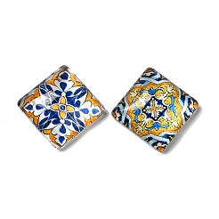 Кабошоны из стекла GLLA-Q087-01B-02B