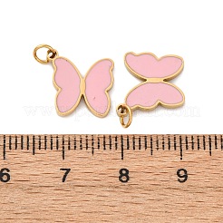 Подвески из нержавеющей стали 304 с эмалью&nbsp;STAS-U061-24G-B