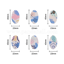Подвески из непрозрачной смолы&nbsp;RESI-CJ0001-115