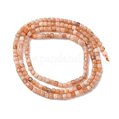 Натуральный персиковый лунный камень G-RM250104-A3