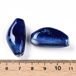 Фарфоровые бусины ручной работы&nbsp;PORC-N008-08M