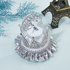 Пластиковые коробки для колец со стразами CON-WH0086-142