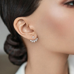 925 серьги-гвоздики из стерлингового серебра в форме арки AX5880