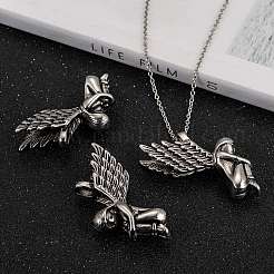 Подвески-ангелы из нержавеющей стали 304&nbsp;LS-STAS-M202-02AS