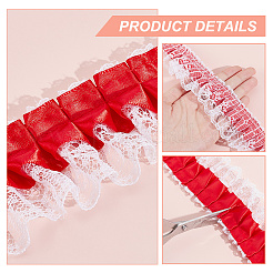 Кружевная цветочная отделка из полиэстера OCOR-GA0001-92