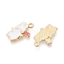 Подвески в виде кроликов из сплава с эмалью ENAM-T022-43KCG