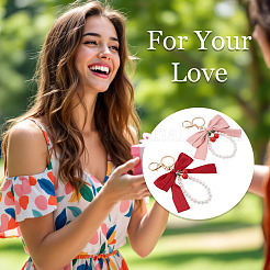 2 шт. 2-цветные брелки из полиэстера&nbsp;KEYC-TA0001-52A