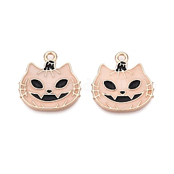 Подвески из эмали и светящегося сплава на тему хэллоуина&nbsp;ENAM-N056-239G