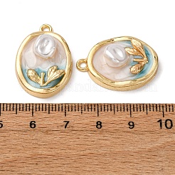 Подвески из эмалевого сплава легкого золота&nbsp;ENAM-B028-30KCG-02