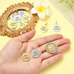 2шт 2 цвета подвески из нержавеющей стали&nbsp;STAS-YW0011-15