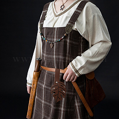 2 шт. зажимы для кардигана из искусственной кожи с листьями&nbsp;JEWB-CL0001-01B