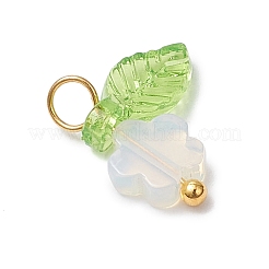 10 шт. подвески-цветы из опалита&nbsp;PALLOY-JF03765-02