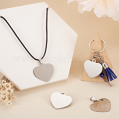 201 нержавеющая сталь штампованные пустые бирки подвески&nbsp;STAS-TA0004-03