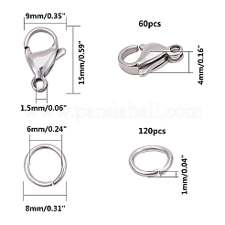Застежки-карабины из нержавеющей стали 304&nbsp;STAS-PH0019-53P