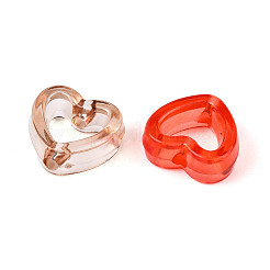 Прозрачная рамка из акриловых бусин&nbsp;OACR-N150-40