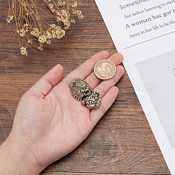 1 шт. латунные застежки-скобы в тибетском стиле KK-NB0003-67B