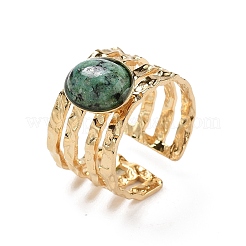 Ионное покрытие (ip) многослойные открытые манжетные кольца из нержавеющей стали 304 RJEW-F167-05G-01