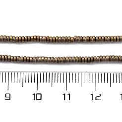 Гальванические немагнитных гематит бисер пряди G-P571-A01-01H