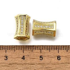 Латунь микропаве прозрачный кубический цирконий европейский бисер ZIRC-I070-072G